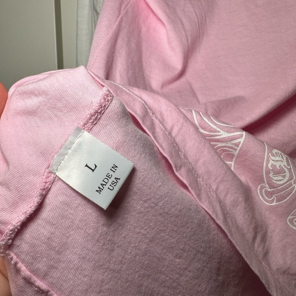 CHROME HEARTS VINTAGE LONG SLEEVE SIZE L PINK - Picture 5 of 7